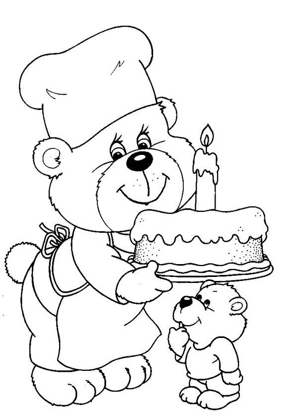 דובי אמא הכינה עוגה