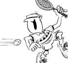 שחקן מקצועי טניס